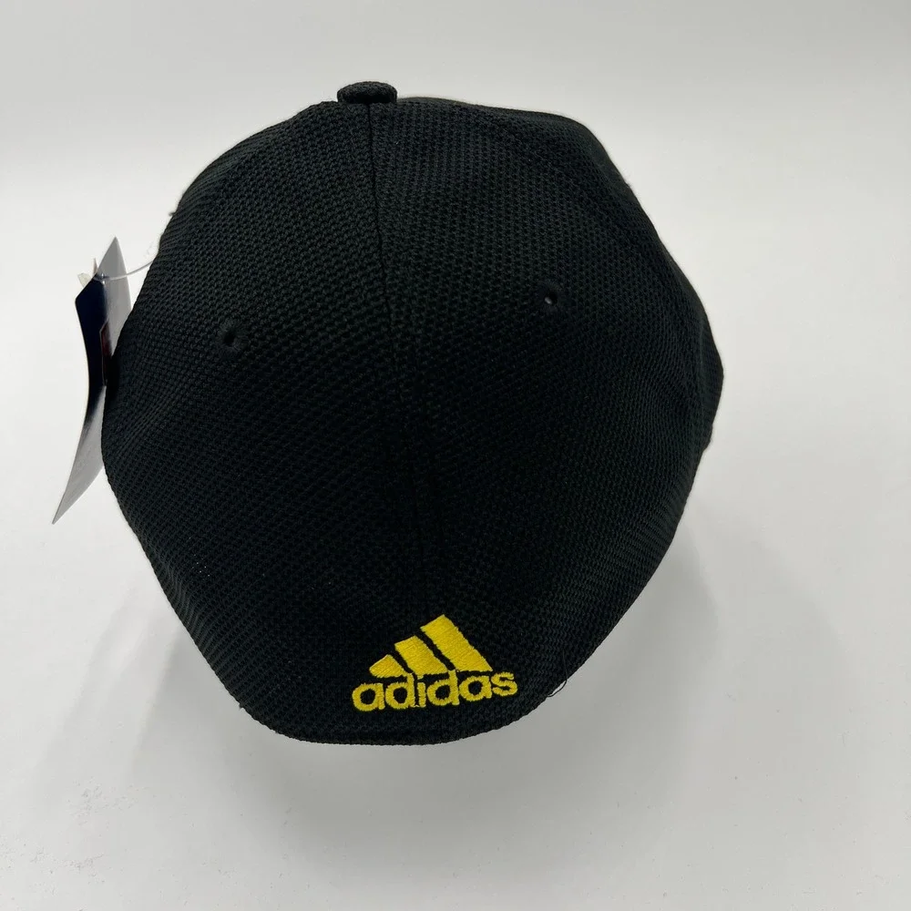 Adidas Columbus Crew SC MLS‎ Climalite Superflex Fitted Hat Black S/M New